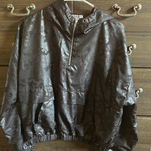 Black camo quarter zip